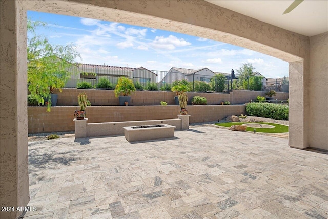 view of patio