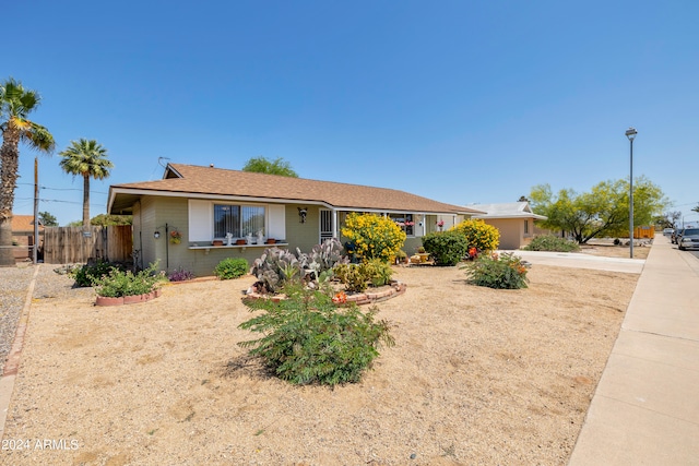 view of ranch-style house