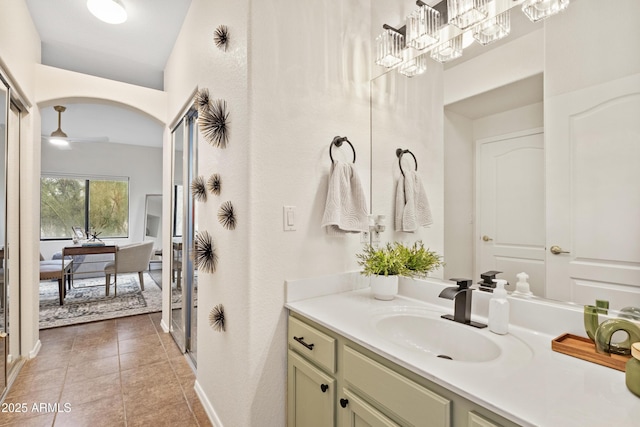 10401 N Saguaro Blvd Unit 224, Fountain Hills, AZ 85268 - bathroom featuring vanity and tile patterned flooring
