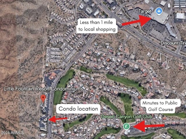 10401 N Saguaro Blvd Unit 224, Fountain Hills, AZ 85268 - aerial overview of property's location