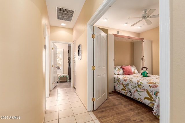 interior space with light tile patterned floors