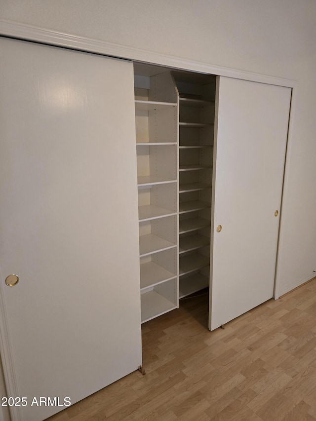 view of closet