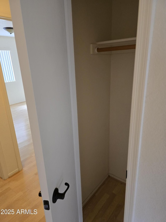 view of closet
