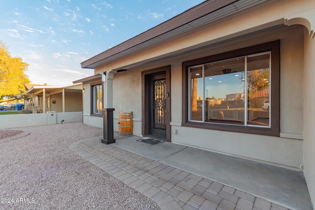 view of entrance to property