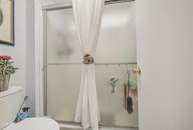 4112 E Maldonado Dr, Phoenix, AZ 85042 - full bathroom with toilet and a stall shower