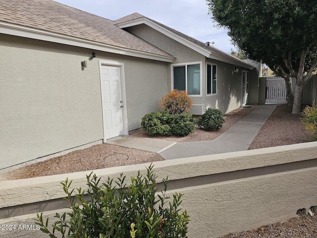 view of entrance to property