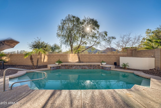 view of pool