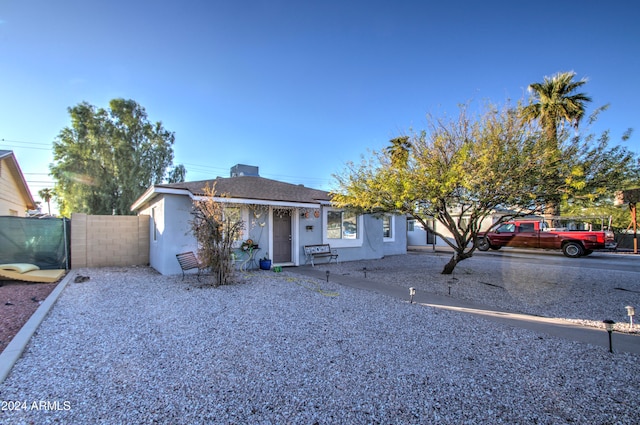 view of front of home