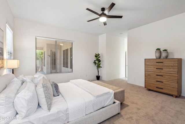 35402 N 32nd Dr, Phoenix, AZ 85086 - bedroom with light colored carpet and a ceiling fan