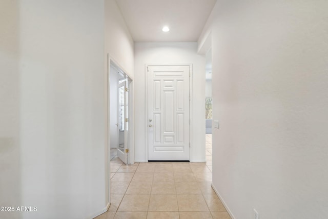 35402 N 32nd Dr, Phoenix, AZ 85086 - hallway featuring light tile patterned floors and recessed lighting
