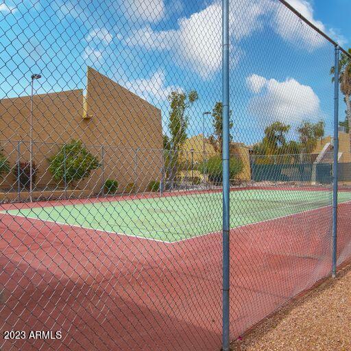 view of tennis court