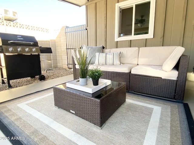 2100 N Normal Ave, Tempe, AZ 85288 - balcony featuring an outdoor living space and area for grilling