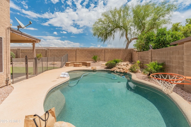 20809 N 1st Ave, Phoenix, AZ 85027 - view of swimming pool with a patio and a fenced backyard