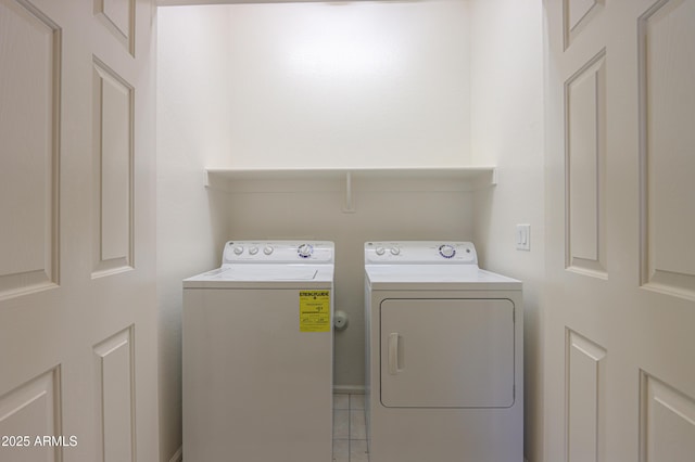 4975 W Gulch Dr, Eloy, AZ 85131 - clothes washing area featuring laundry area and separate washer and dryer