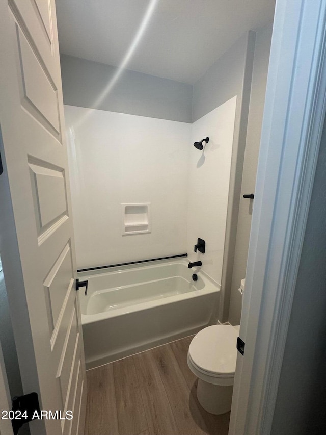 3375 W Verde River Rd, San Tan Valley, AZ 85144 - bathroom featuring wood finished floors and shower / bath combination