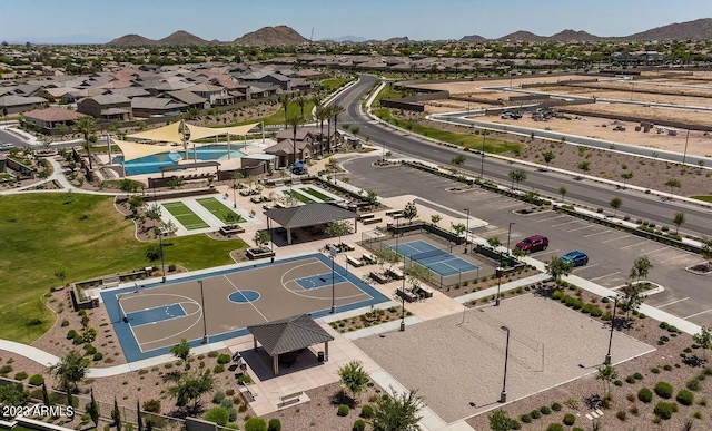 3375 W Verde River Rd, San Tan Valley, AZ 85144 - aerial perspective of suburban area featuring a mountainous background