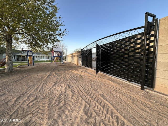 view of gate