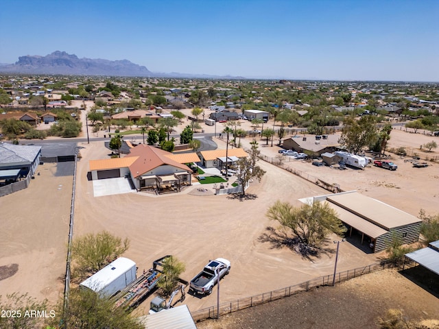 920 N 104th St, Mesa, AZ 85207 - aerial perspective of suburban area featuring a mountainous background