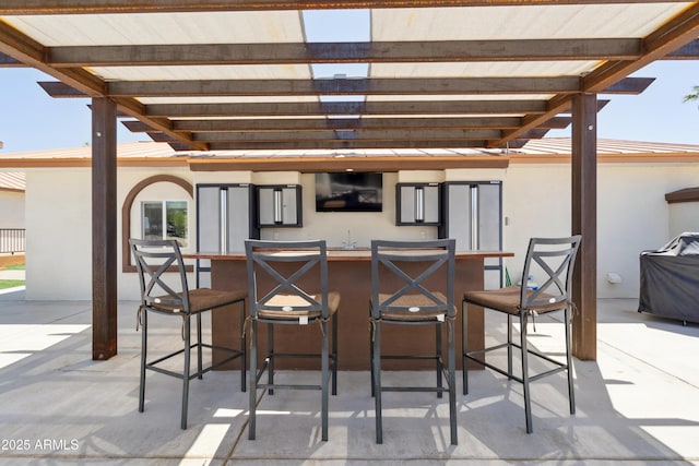 920 N 104th St, Mesa, AZ 85207 - view of patio / terrace featuring a pergola