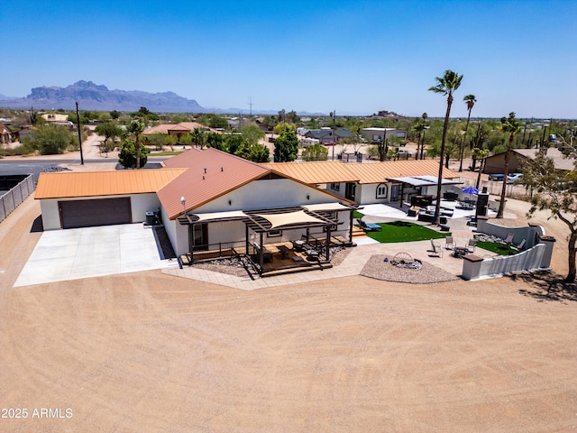 920 N 104th St, Mesa, AZ 85207 - aerial perspective of suburban area featuring a mountainous background