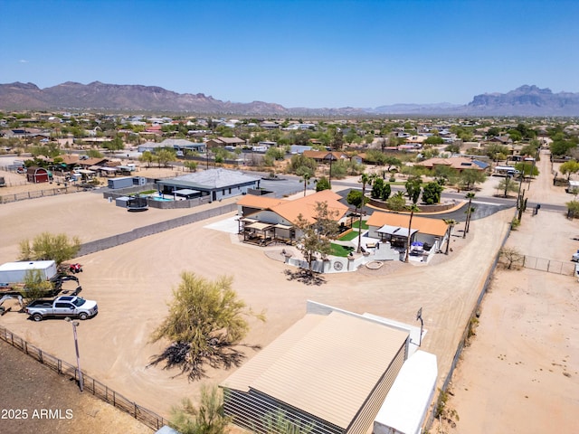 920 N 104th St, Mesa, AZ 85207 - aerial view of residential area featuring mountains