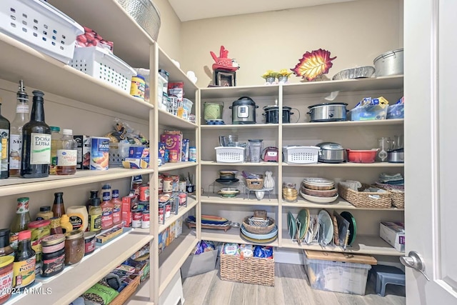 view of pantry