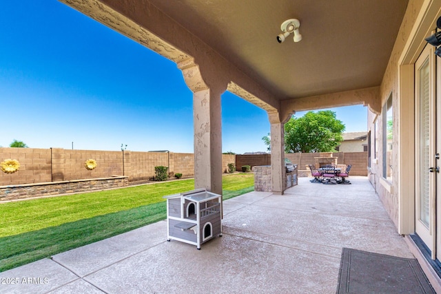 21605 S 187th Way, Queen Creek, AZ 85142 - view of patio featuring outdoor dining space