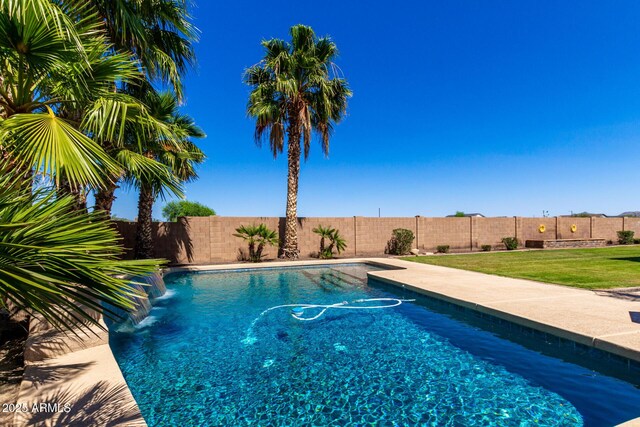 21605 S 187th Way, Queen Creek, AZ 85142 - view of pool featuring a fenced backyard