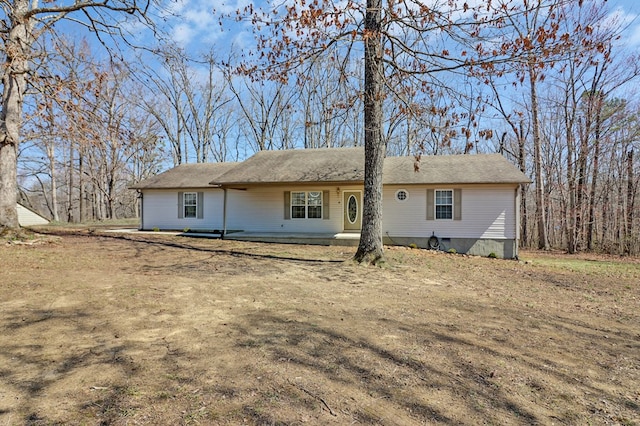 view of front of property