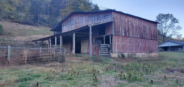 view of barn