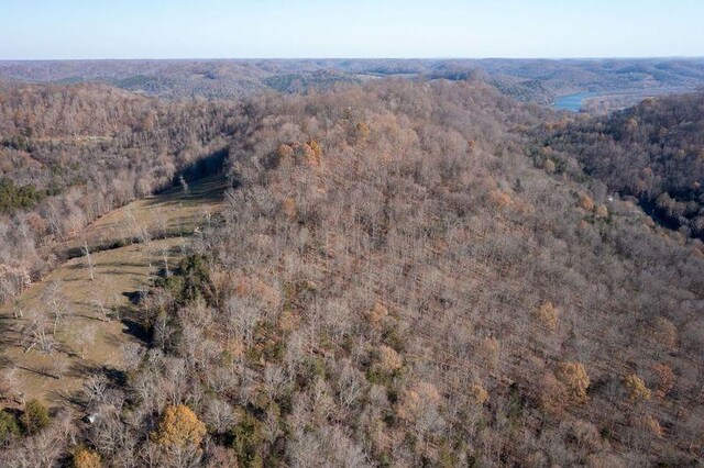 drone / aerial view with a view of trees