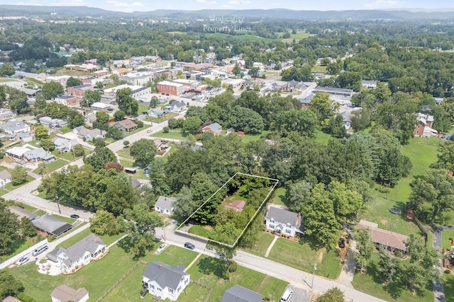 birds eye view of property featuring a residential view