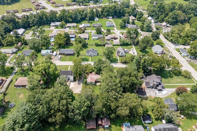 drone / aerial view featuring a residential view