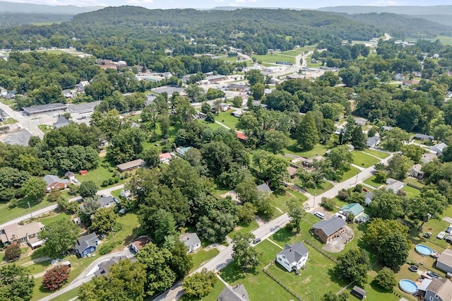 bird's eye view featuring a residential view