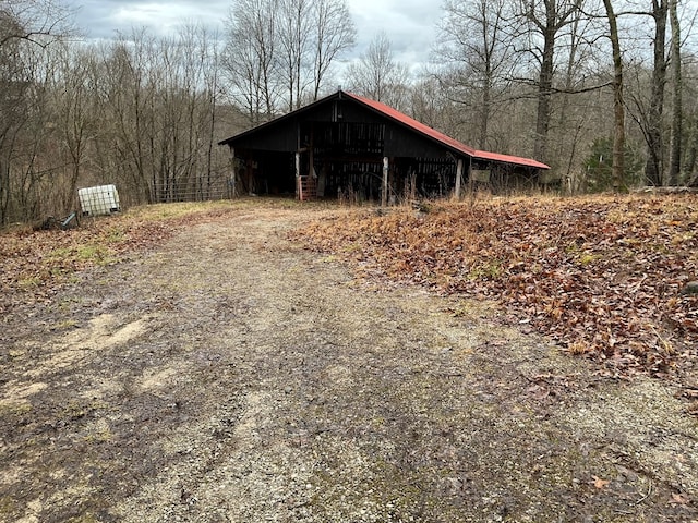 view of outbuilding featuring an outdoor structure