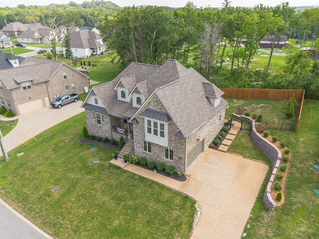 birds eye view of property featuring a residential view