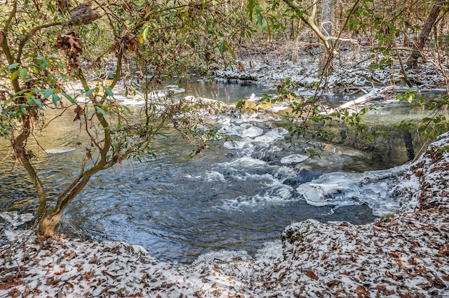 view of water feature