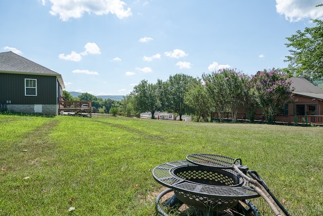 view of yard