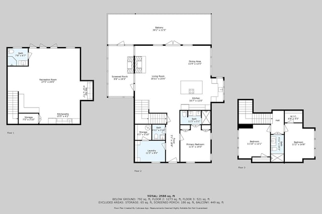 1036 Hidden River Rd, Rock Island, TN 38581 - view of property floor plan