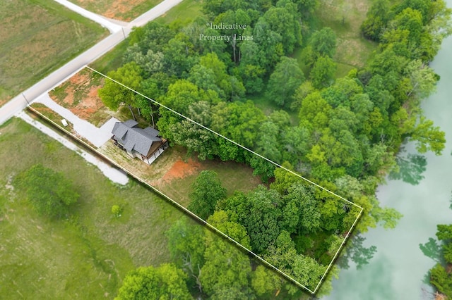 1036 Hidden River Rd, Rock Island, TN 38581 - aerial view of property and surrounding area with property parcel outlined