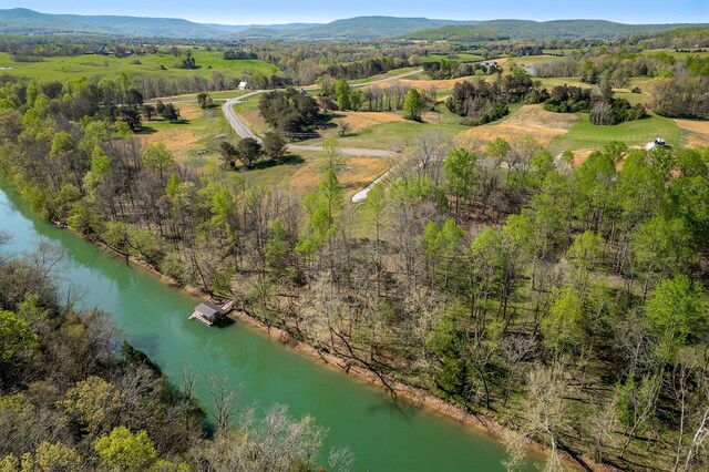 1036 Hidden River Rd, Rock Island, TN 38581 - aerial view of property's location with a water and mountain view