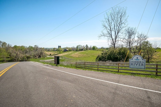 1036 Hidden River Rd, Rock Island, TN 38581 - view of asphalt street featuring a rural view