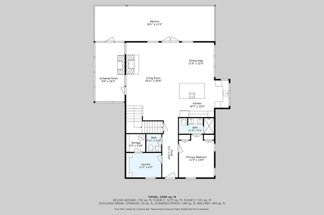 1036 Hidden River Rd, Rock Island, TN 38581 - view of room layout
