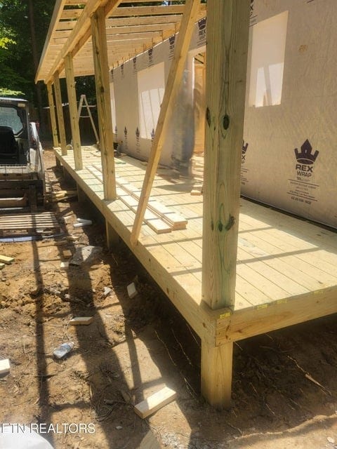 470 Trimmer Ln, Jamestown, TN 38556 - view of wooden deck