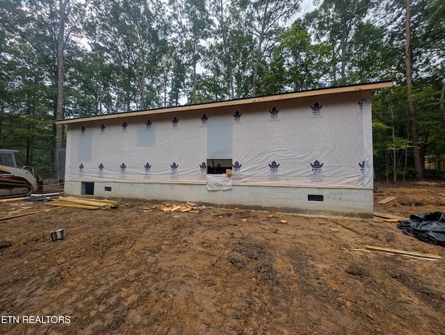 470 Trimmer Ln, Jamestown, TN 38556 - back of house featuring crawl space
