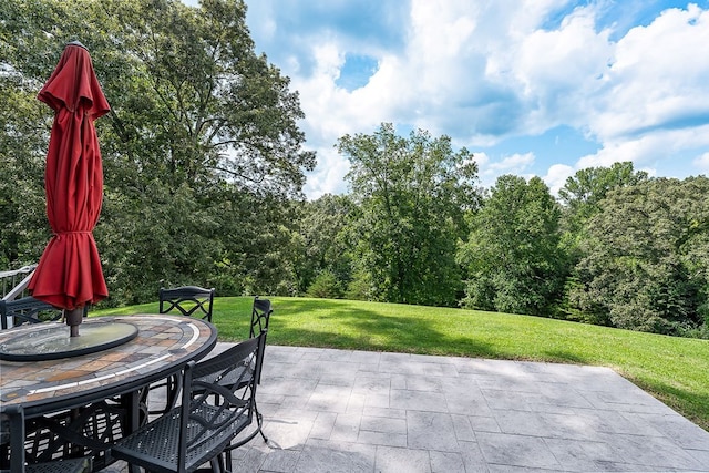 view of patio / terrace with outdoor dining space