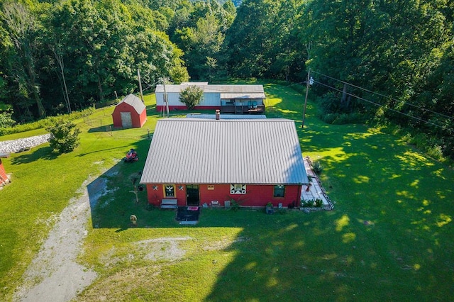 5088 Baptist Ridge Rd, Hilham, TN 38568 - aerial view of property and surrounding area featuring a heavily wooded area