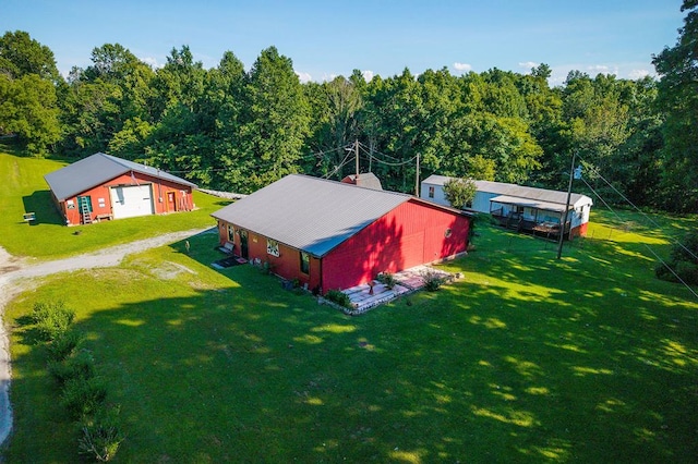 5088 Baptist Ridge Rd, Hilham, TN 38568 - aerial view of property and surrounding area featuring a forest
