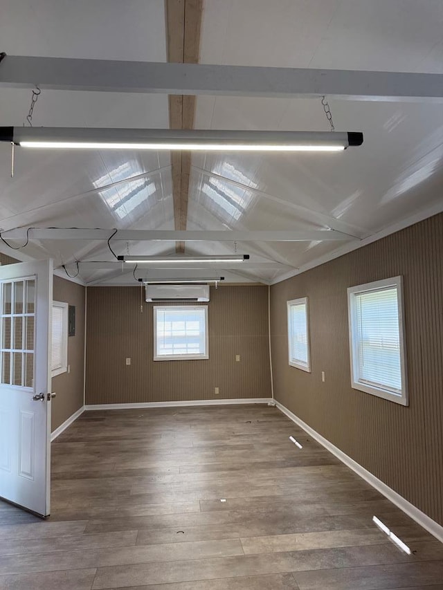 8298 Southfork Rd, Baxter, TN 38544 - spare room with wood finished floors and wooden walls