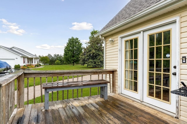 1841 SW Jones Chapel Rd, Byrdstown, TN 38549 - deck with a lawn